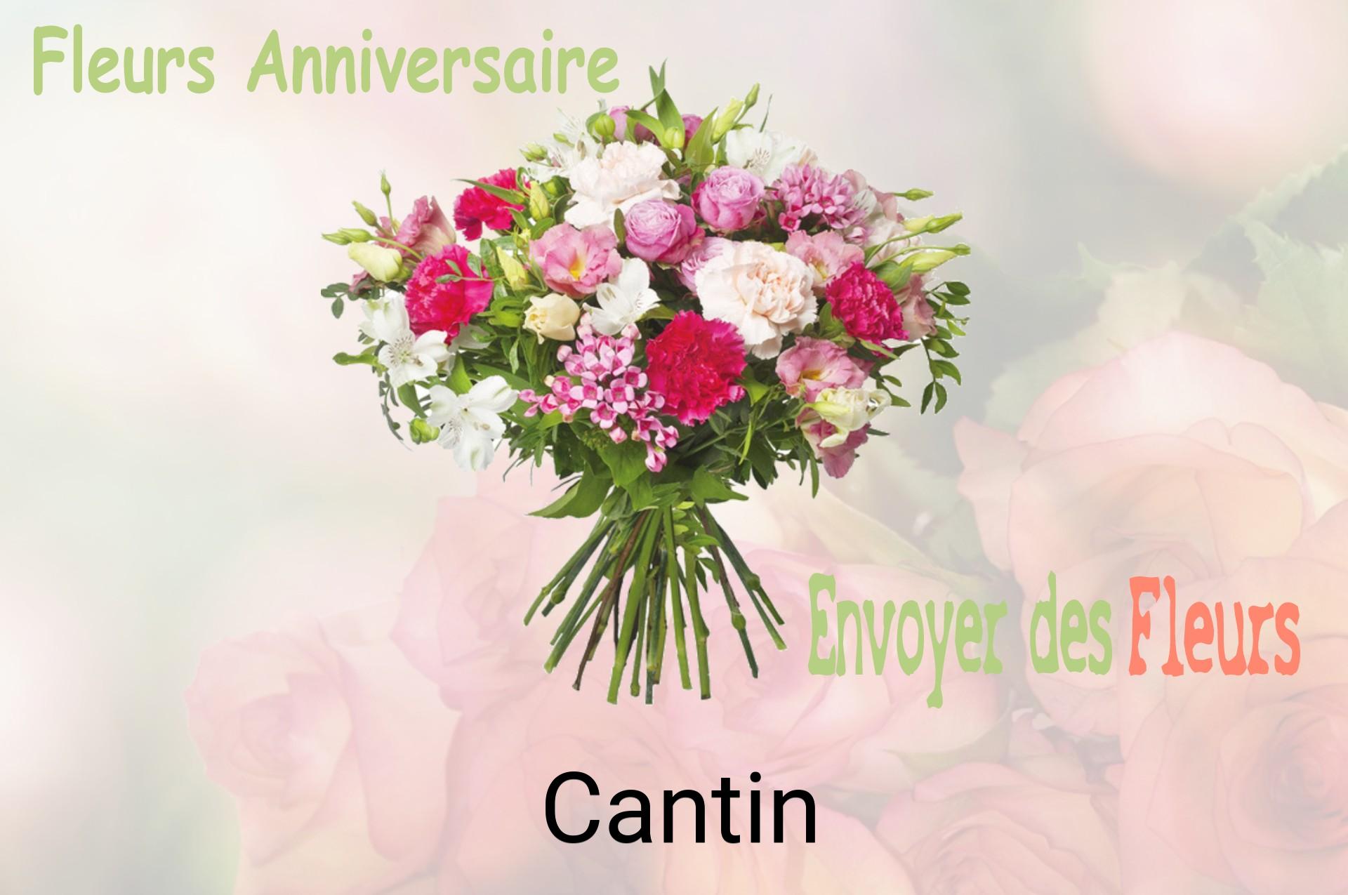 Bouquet de fleurs d’anniversaire livré à Cantin